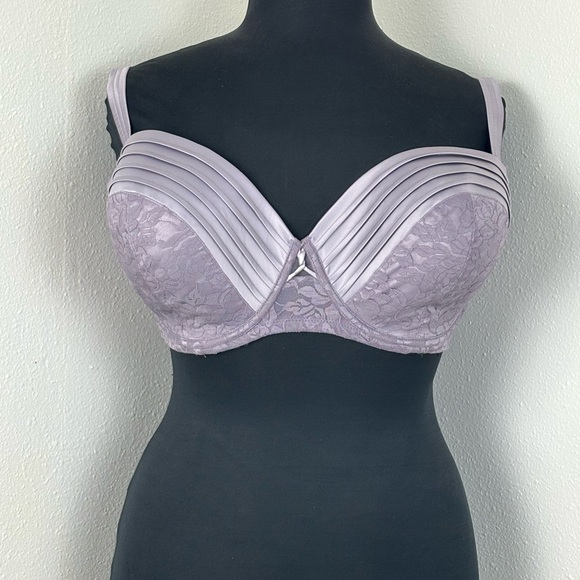 Adore Me 42H Gray Underwire Bra EUC - Picture 1 of 10